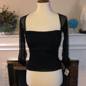 🌹Tadashi Neiman Marcus evening top Sz S